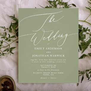 Das Hochzeitbudget weiße Weiße Elegante laden ein Flyer