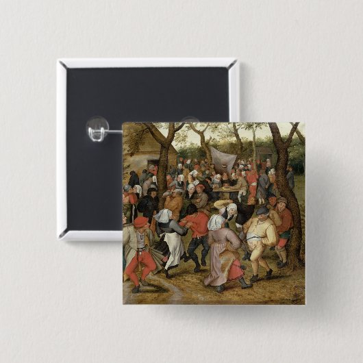 Das Hochzeits-Fest Button (Vorne & Hinten)