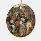 Das Hochzeits-Fest Keramik Ornament (Links)