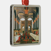 Das Hochzeits-Fest Silbernes Ornament (Rechts)