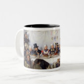 Das Hochzeits-Fest Zweifarbige Tasse (Vorderseite Links)