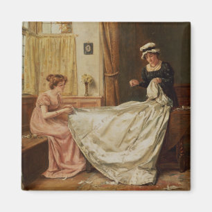 Das Hochzeits-Kleid Magnet