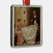 Das Hochzeits-Kleid Silbernes Ornament (Rechts)