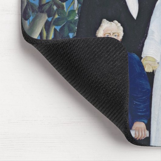 Das Hochzeits-Party, c.1905 Mousepad (Ecke)