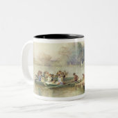 Das Hochzeits-Party Zweifarbige Tasse (Vorderseite Links)