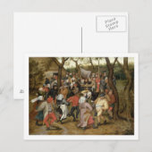 Das Hochzeitsfest Postkarte (Vorne/Hinten)