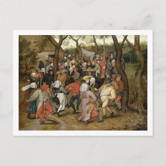 Das Hochzeitsfest Postkarte (Vorderseite)