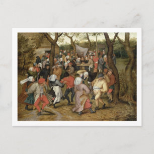 Das Hochzeitsfest Postkarte