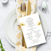 Das Hochzeitsprogramm für Blumen im Golden Hour Gr