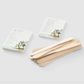 Das Hochzeitsprogramm für tropische Palmen Trees B Fächer (Non-assembled)