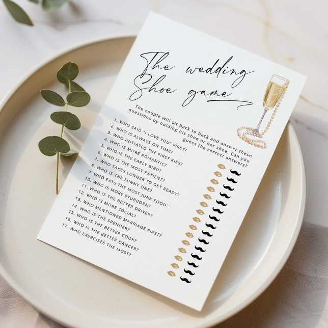 Das Hochzeitsschuhspiel Pearls and Prosecco (Von Creator hochgeladen)