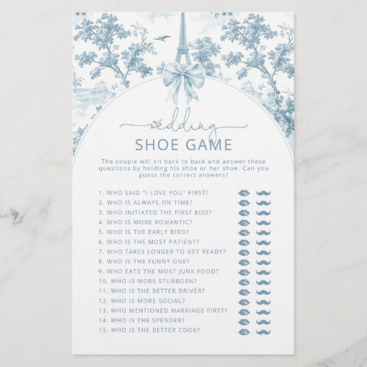 Das Hochzeitsschuhspiel Toile French Bridal (Vorderseite)