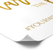 Das Hochzeitszeichen der Liebe teilen | 8 x 10 | G Poster (Ecke)