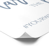 Das Hochzeitszeichen der Liebe teilen | 8x10 | Dus Poster (Ecke)