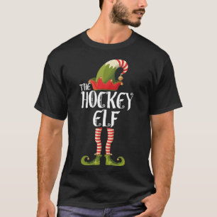 das Hockey-Elf-Elf-Familienmitglied, das Weihnacht T-Shirt
