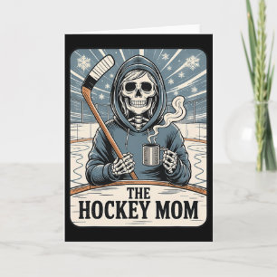 Das Hockey-Mama-Lustige-Design Karte