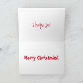 Das hoffe ich! feiertagskarte (Innenseite)