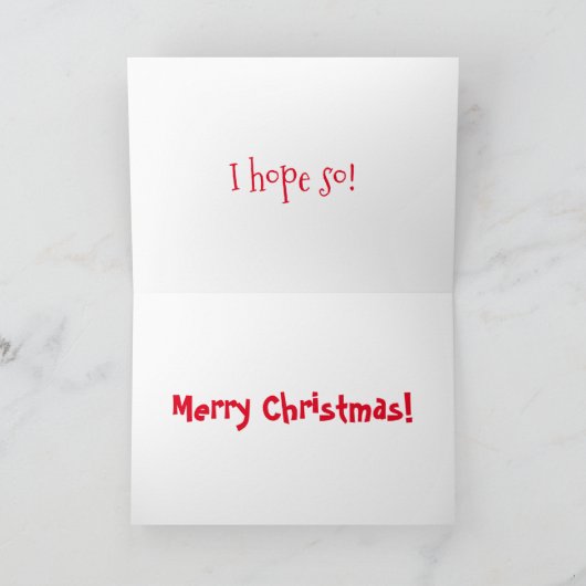 Das hoffe ich! feiertagskarte (Innenseite)