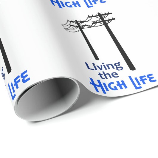 Das hohe Leben Geschenkpapier (Rolleneckpunkt)