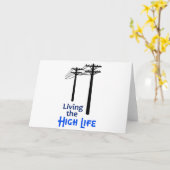 Das hohe Leben Karte (Gelbe Blume)