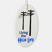 Das hohe Leben Keramik Ornament (Rechts)