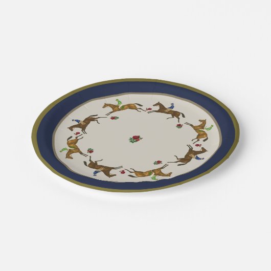 Das Hoity Toity House läuft für die Papierplatte d Pappteller (Schrägansicht)