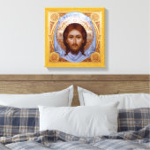 DAS HOLY MANDYLION-Icon auf Stretched-Leinwand Leinwanddruck (Insitu (Schlafzimmer))