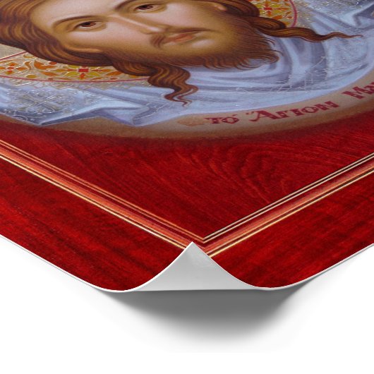 DAS HOLY MANDYLION Icon Poster (Ecke)