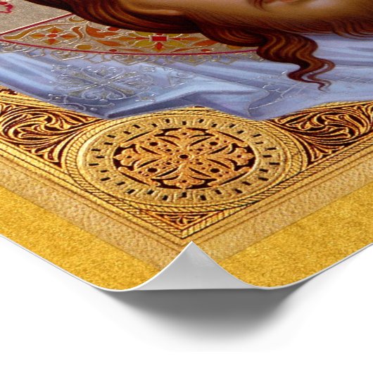 DAS HOLY MANDYLION Icon Poster (Ecke)