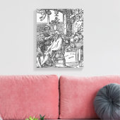 Das Holz Leinwanddruck (Insitu (Wohnzimmer))