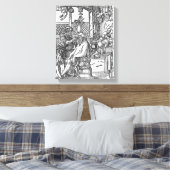 Das Holz Leinwanddruck (Insitu (Schlafzimmer))