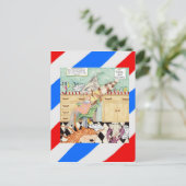 Das Holz Postkarte (Stehend Vorderseite)