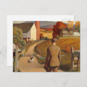 Das Homecoming, 1945 von Newell Convers Wyeth Postkarte (Vorne/Hinten)