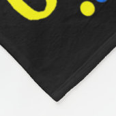 Das Homie mit Extra Chromie Down Syndrom Awarene Fleecedecke (Ecke)