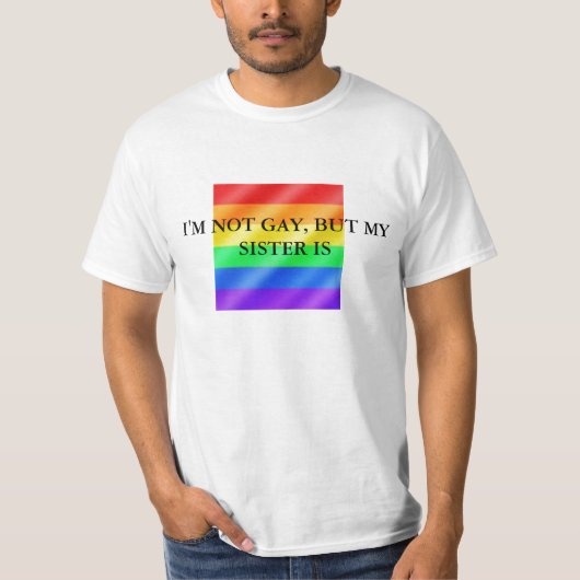 das Homosexuelle (groß), bin ich NICHT T-Shirt (Vorderseite)