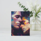 Das homosexuelle Paar Postkarte (Stehend Vorderseite)