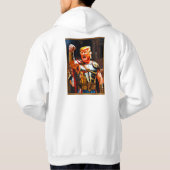 Das HOODIE-Design von Donald Trump mit wenig Läche Hoodie (Rückseite)