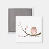 Das Hooters Square Magnet gerettet (Vorderseite/Rückseite)