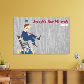 Das Hora Chair Dance Bar Mitzvah Sign-In Board Leinwanddruck (Insitu (Wohnzimmer))