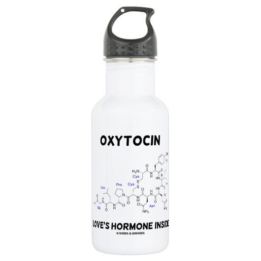 Das Hormon-Innere der Oxytocin-Liebe (Chemie) Trinkflasche (Vorderseite)