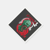 Das Horribilenmonster Serviette (Ecke)