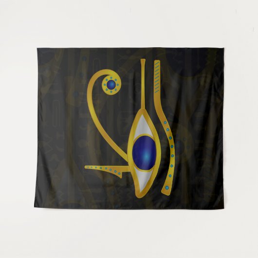 Das Horus Eye Tapestry Wandteppich (Vorderseite (Horizontal))