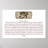 Das Horus Info Poster (Vorne)