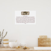 Das Horus Info Poster (Küche)