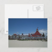 Das Hotel Del Coronado Postkarte (Vorne/Hinten)