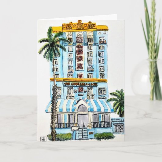 Das Hotel Georgeian Karte (Vorderseite)