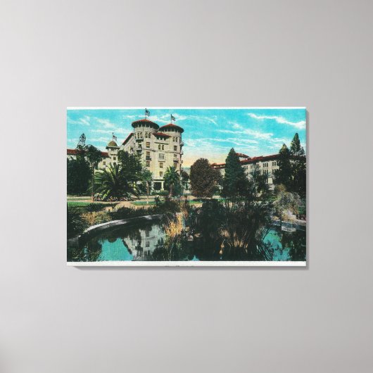 Das Hotel Green und GroundsPasadena, CA Leinwanddruck (Vorderseite)