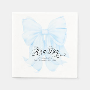 Das Hotel ist ein Boy Blue Bow Modern Elegant Baby Serviette