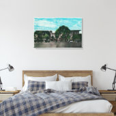 Das Hotel Maryland and and GroundsPasadena, CA Leinwanddruck (Insitu (Schlafzimmer))