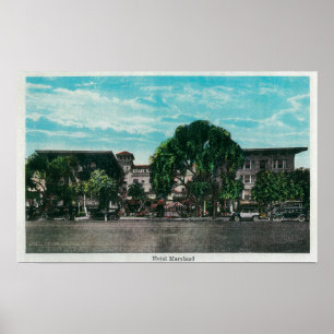 Das Hotel Maryland and and GroundsPasadena, CA Poster